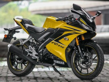2018-2024 Yamaha YZF R15 Motorcycle Fairings - Yellow Black Canada for Sale