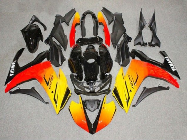 2015-2018 Yamaha YZF R3/R25 Motorcycle Fairings - Yellow Red Black Canada for Sale