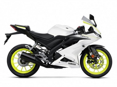 2019-2024 Yamaha YZF R125 Motorcycle Fairings - White Yellow Canada for Sale