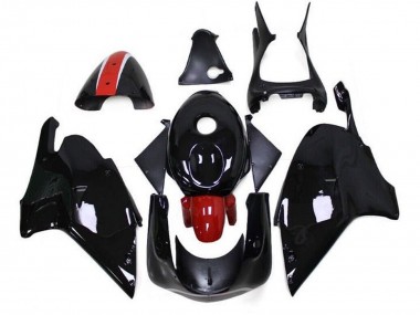 1999-2004 Aprilia RS250 Motorcycle Fairings - Glossy Black Red Canada for Sale