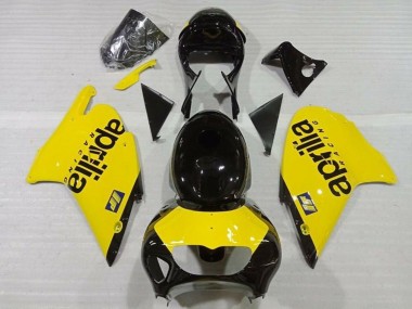 1999-2004 Aprilia RS250 Motorcycle Fairings - Yellow Glossy Black Canada for Sale
