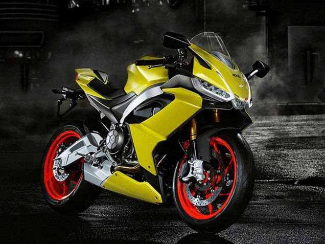 2020-2024 Aprilia RS660 Motorcycle Fairings - Matte Gold Canada for Sale