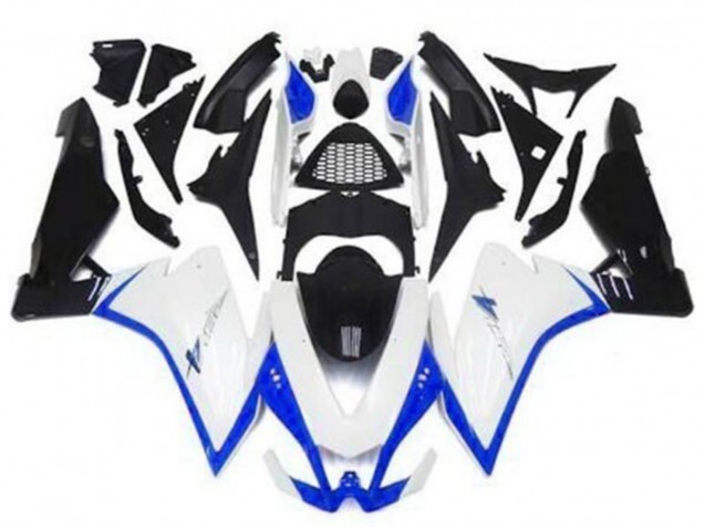 2009-2015 Aprilia RSV4 1000 Motorcycle Fairings - White Blue Black Canada for Sale