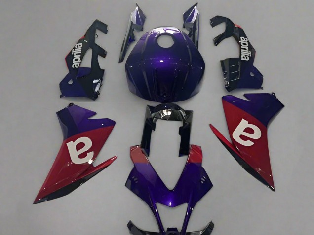 2009-2015 Aprilia RSV4 1000 Motorcycle Fairings - Purple Red Canada for Sale