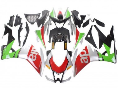 2009-2015 Aprilia RSV4 1000 Motorcycle Fairings - Silver Red Green Canada for Sale