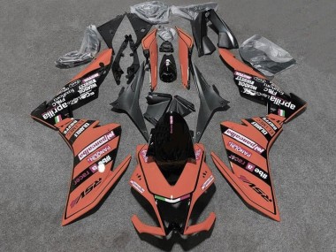 2009-2015 Aprilia RSV4 1000 Motorcycle Fairings - Orange Black Canada for Sale