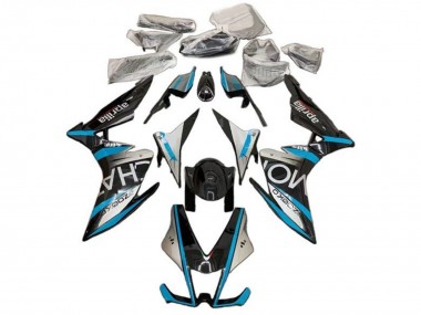2009-2015 Aprilia RSV4 1000 Motorcycle Fairings - Silver Black Blue Canada for Sale