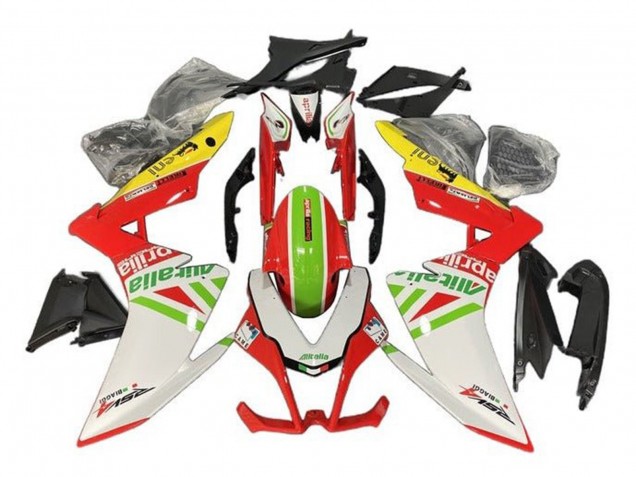 2009-2015 Aprilia RSV4 1000 Motorcycle Fairings - White Red Green Yellow Canada for Sale