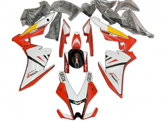 2009-2015 Aprilia RSV4 1000 Motorcycle Fairing - White Red Black Yellow Canada for Sale