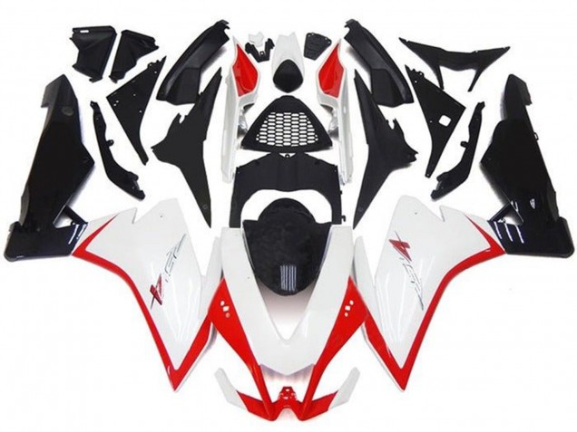 2009-2015 Aprilia RSV4 1000 Motorcycle Fairings - White Red Black Canada for Sale