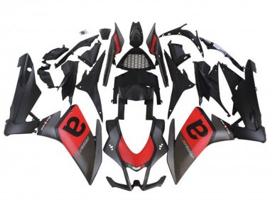 2009-2015 Aprilia RSV4 1000 Motorcycle Fairings - Matte Black Red Canada for Sale