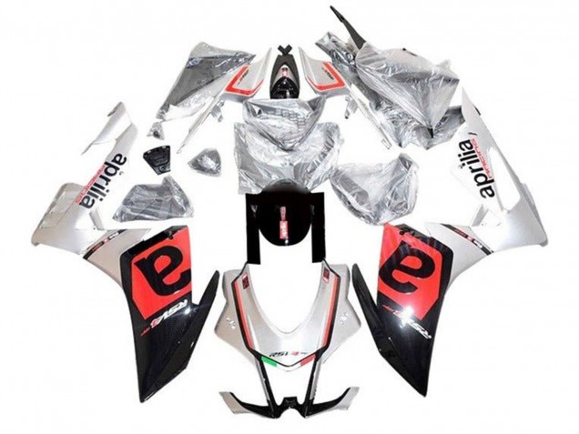 2016-2020 Aprilia RSV4 1000 Motorcycle Fairings - Silver Black Red Canada for Sale