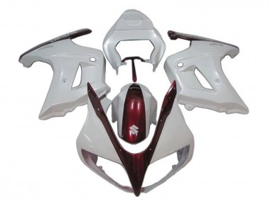 2003-2013 Suzuki SV650 Motorcycle Fairings - White Candy Red Canada for Sale