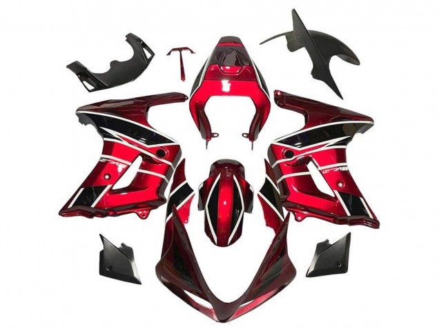 2003-2013 Suzuki SV650 Motorcycle Fairings - Red Black White Stripe Canada for Sale