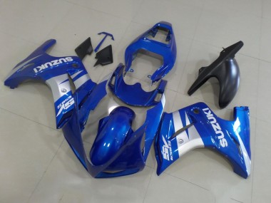 2003-2013 Suzuki SV650 Motorcycle Fairings - Blue Silver White Canada for Sale