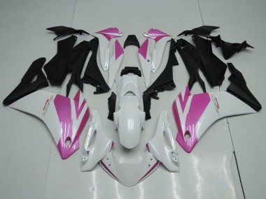 2002-2006 Honda CBR125R Motorcycle Fairings - White Pink Matte Black Canada for Sale
