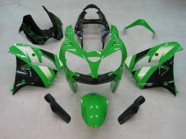 2002-2003 Kawasaki ZX9R Motorcycle Fairing - Green White Black Canada for Sale