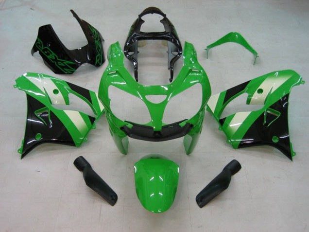 2002-2003 Kawasaki ZX9R Motorcycle Fairing - Green White Black Canada for Sale