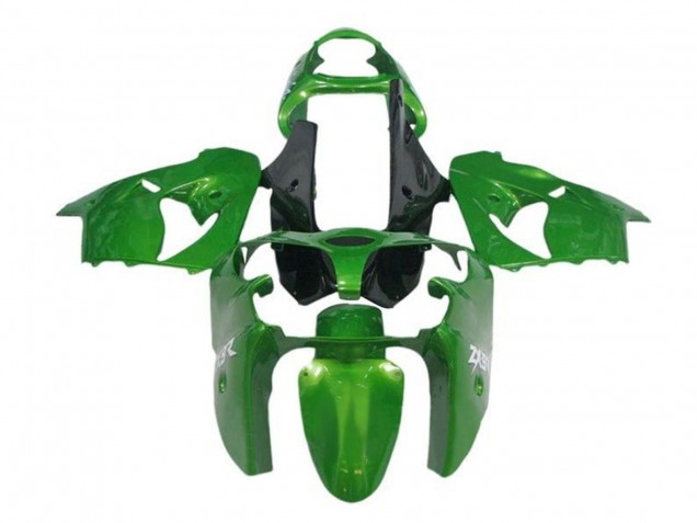 2002-2003 Kawasaki ZX9R Motorcycle Fairings - Green Black Canada for Sale