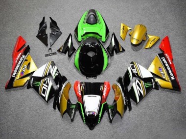 2004-2005 Kawasaki ZX10R Motorcycle Fairings - Gold Black Green White Red Canada for Sale