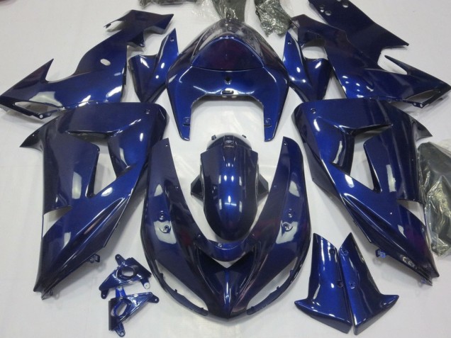 2006-2007 Kawasaki ZX10R Motorcycle Fairing - Dark Blue Canada for Sale