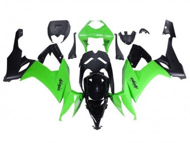 2008-2010 Kawasaki ZX10R Motorcycle Fairings - Green Black Canada for Sale