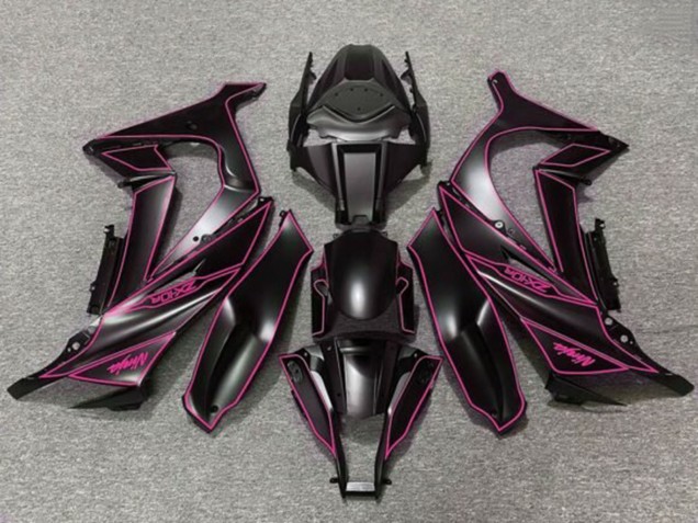2011-2015 Kawasaki ZX10R Motorcycle Fairings - Matte Black Purple Canada for Sale