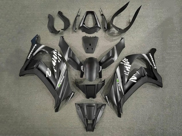 2011-2015 Kawasaki ZX10R Motorcycle Fairings - Matte Black White Canada for Sale