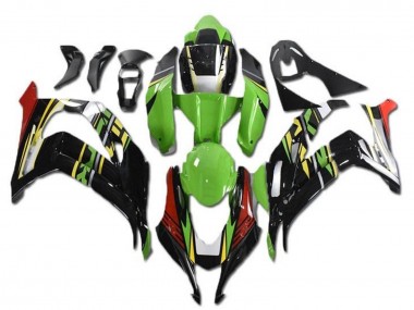 2016-2020 Kawasaki ZX10R Motorcycle Fairings - Green Red Yellow Black Canada for Sale