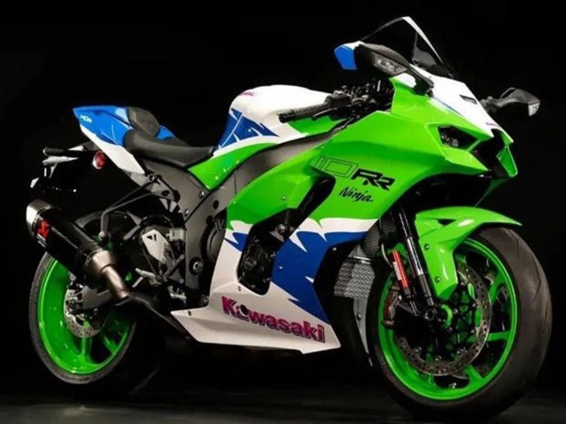 2021-2025 Kawasaki ZX10R Motorcycle Fairings - Green White Blue Red Canada for Sale