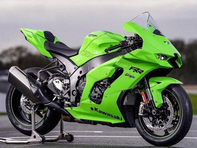 2021-2025 Kawasaki ZX10R Motorcycle Fairings - Green Black Canada for Sale