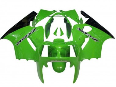 2000-2001 Kawasaki ZX12R Motorcycle Fairings - Green Black Canada for Sale