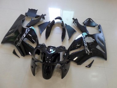 2002-2006 Kawasaki ZX12R Motorcycle Fairings - Glossy Black Matte Black Canada for Sale