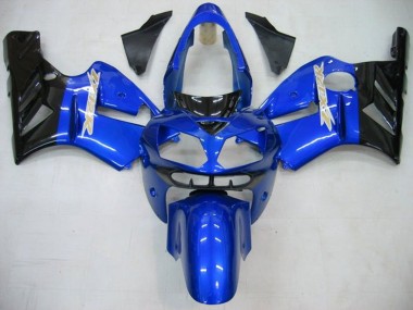 2002-2006 Kawasaki ZX12R Motorcycle Fairings - Blue Glossy Black Canada for Sale