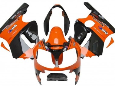 2002-2006 Kawasaki ZX12R Motorcycle Fairings - Orange Black Elf Bridgestone Canada for Sale