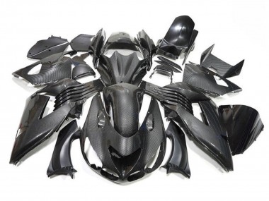 2006-2011 Kawasaki ZX14R ZZR1400 Motorcycle Fairings - Faux Carbon Fiber Canada for Sale