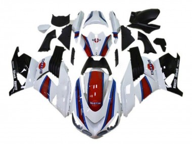 2006-2011 Kawasaki ZX14R ZZR1400 Motorcycle Fairings - White Red Blue Black Martini Canada for Sale