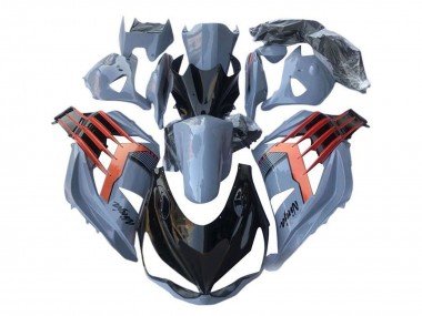 2012-2024 Kawasaki ZX14R ZZR1400 Motorcycle Fairings - Light Blue Orange Black Canada for Sale