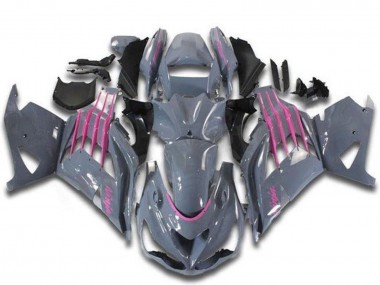 2012-2024 Kawasaki ZX14R ZZR1400 Motorcycle Fairings - Nardo Grey Pink Canada for Sale