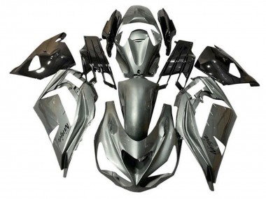 2012-2024 Kawasaki ZX14R ZZR1400 Motorcycle Fairings - Metallic Silver Black Canada for Sale