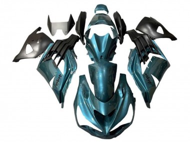 2012-2024 Kawasaki ZX14R ZZR1400 Motorcycle Fairings - Metallic Teal Blue Canada for Sale
