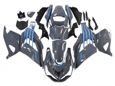 2012-2024 Kawasaki ZX14R ZZR1400 Motorcycle Fairings - Nardo Grey Blue Canada for Sale