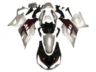 2012-2024 Kawasaki ZX14R ZZR1400 Motorcycle Fairings - Silver Glossy Black Red Canada for Sale