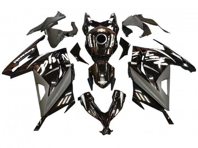 2013-2024 Kawasaki EX300 Motorcycle Fairings - Glossy Black Matte Black White Canada for Sale