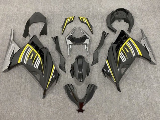 2013-2024 Kawasaki EX300 Motorcycle Fairings - Yellow Silver Glossy Black Matte Black Canada for Sale