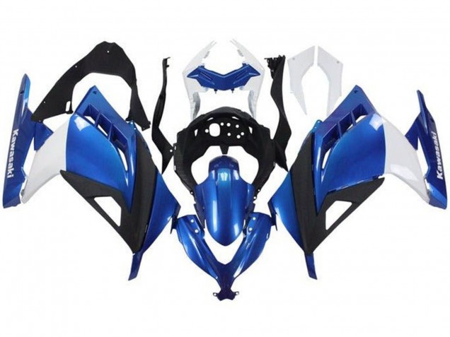 2013-2024 Kawasaki EX300 Motorcycle Fairings - White Blue Black Canada for Sale