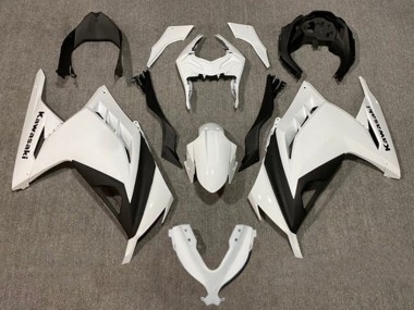 2013-2024 Kawasaki EX300 Motorcycle Fairings - Pearl White Black Canada for Sale