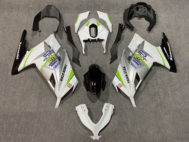 2013-2024 Kawasaki EX300 Motorcycle Fairings - White Silver Green Black Canada for Sale