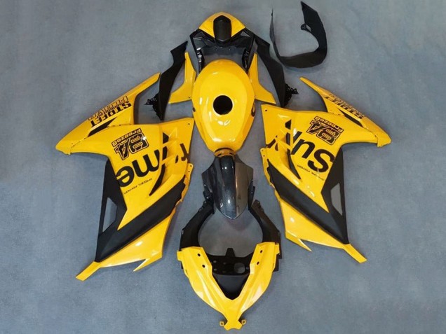 2013-2024 Kawasaki EX300 Motorcycle Fairings - Yellow Black Supreme Canada for Sale