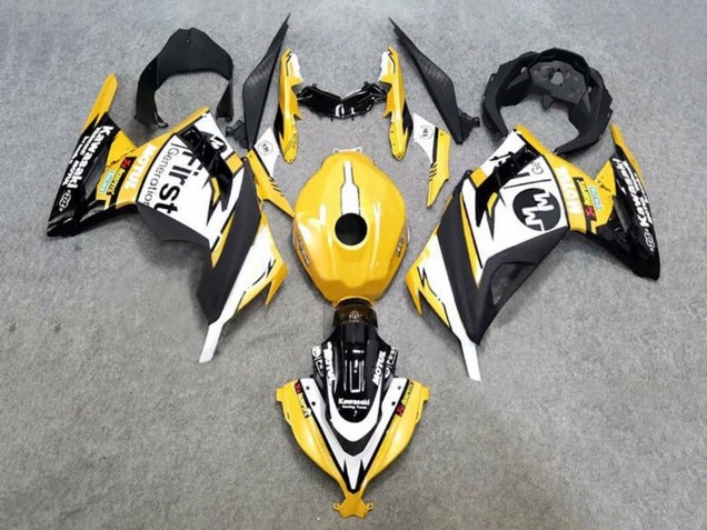 2013-2024 Kawasaki EX300 Motorcycle Fairings - Yellow White Black Canada for Sale
